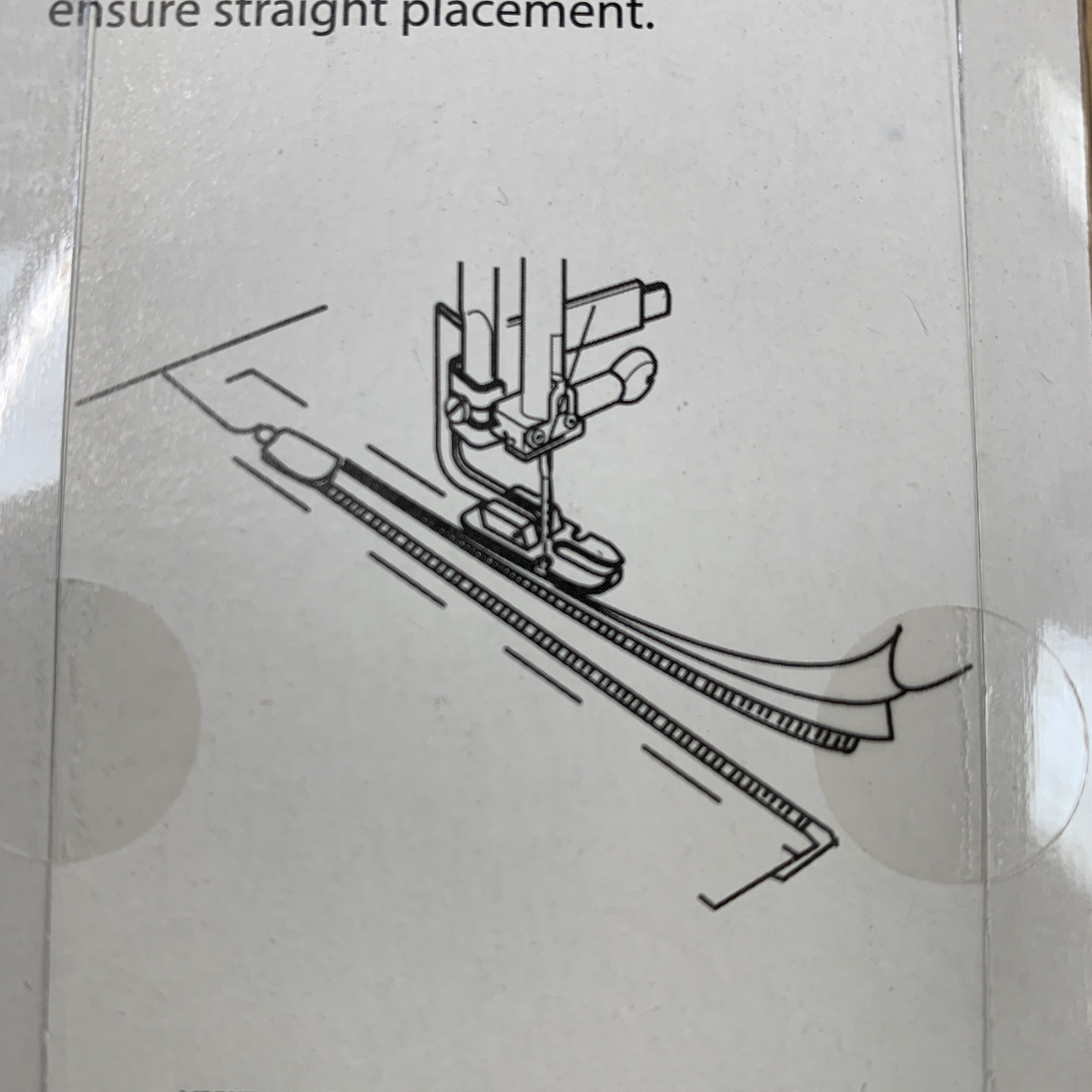Janome Adjustable Zipper Foot/Piping Foot Category C-Sewing Feet-fabricmouse-Fabric Mouse