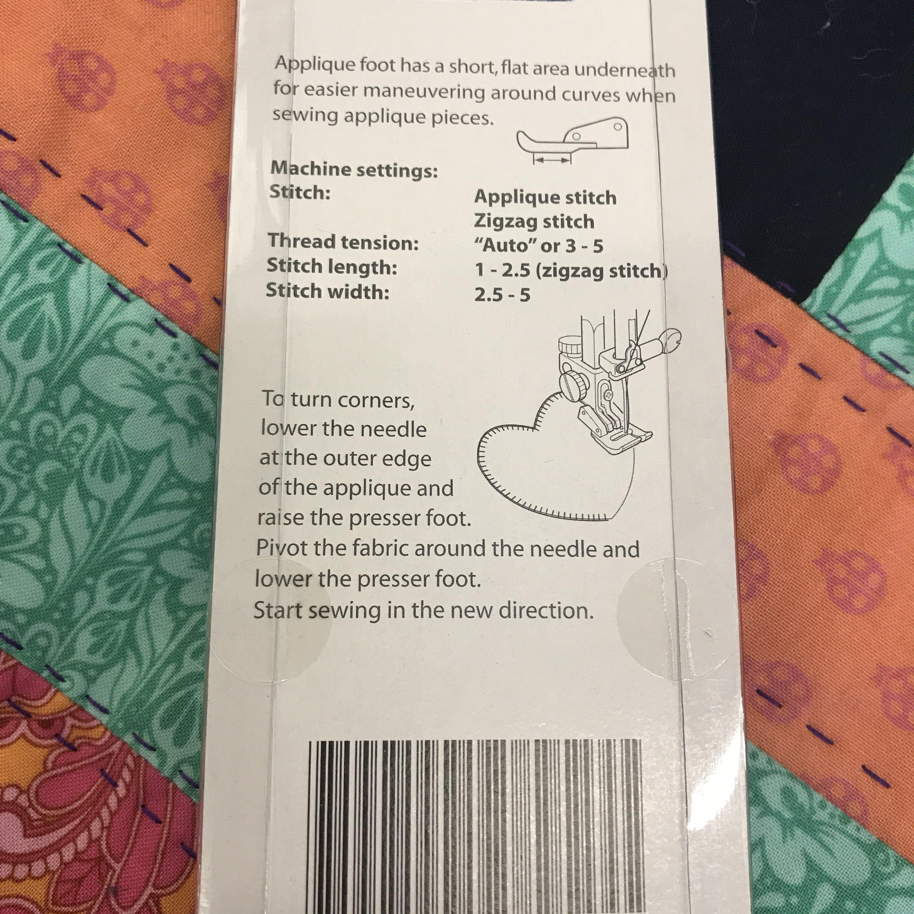 Janome Applique Foot Category B/C-Sewing Feet-Janome-Fabric Mouse