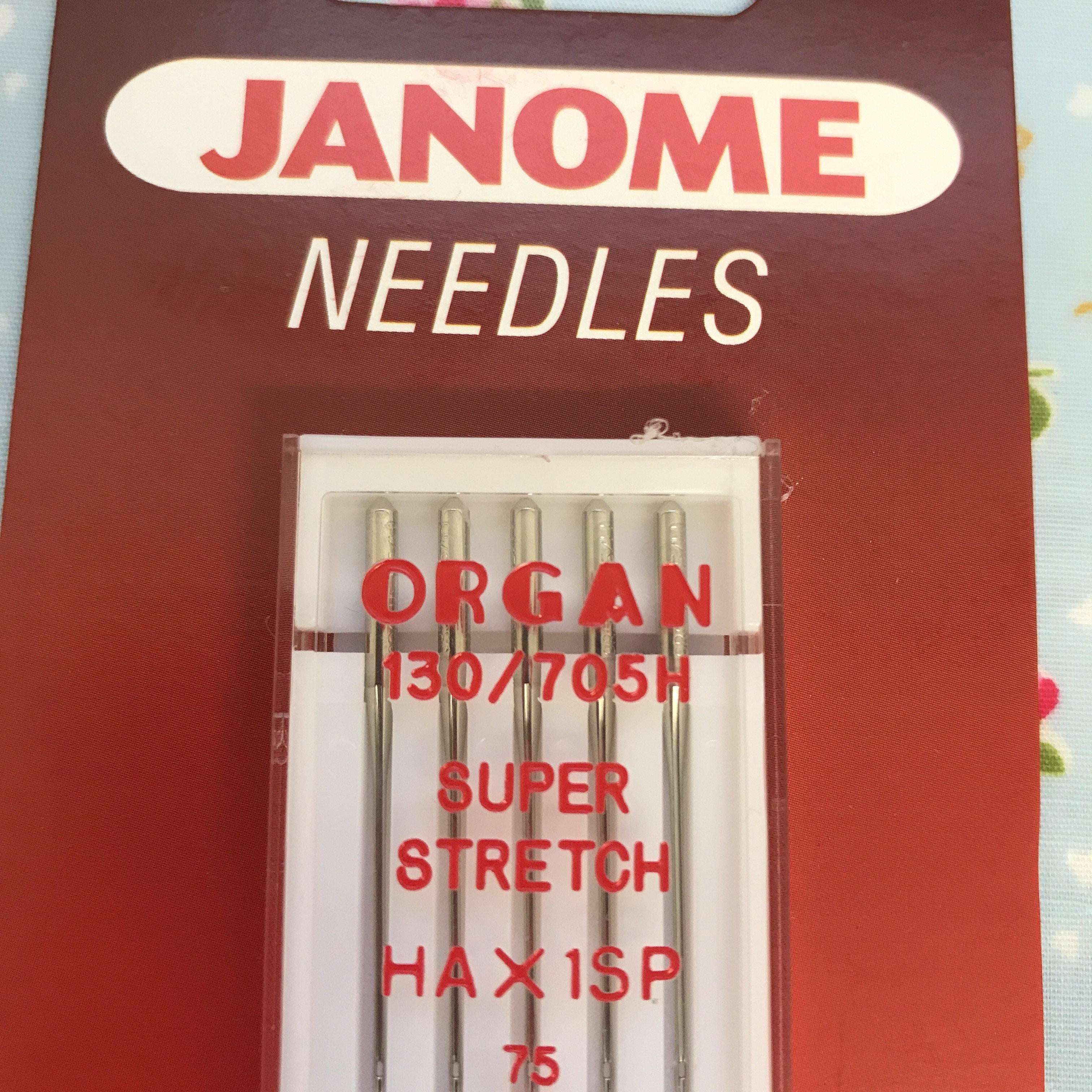 Janome Ballpoint Needle Super Stretch HAX1SP-Sewing Machine Needles-fabricmouse-Fabric Mouse