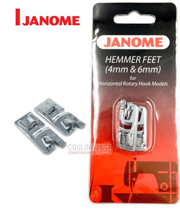 Janome Hemmer Foot set 4mm/6mm Category B/C