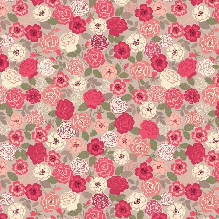 Lewis & Irene Flo's Wildflowers 110cm wide-Fabric-Lewis & Irene-Fabric Mouse