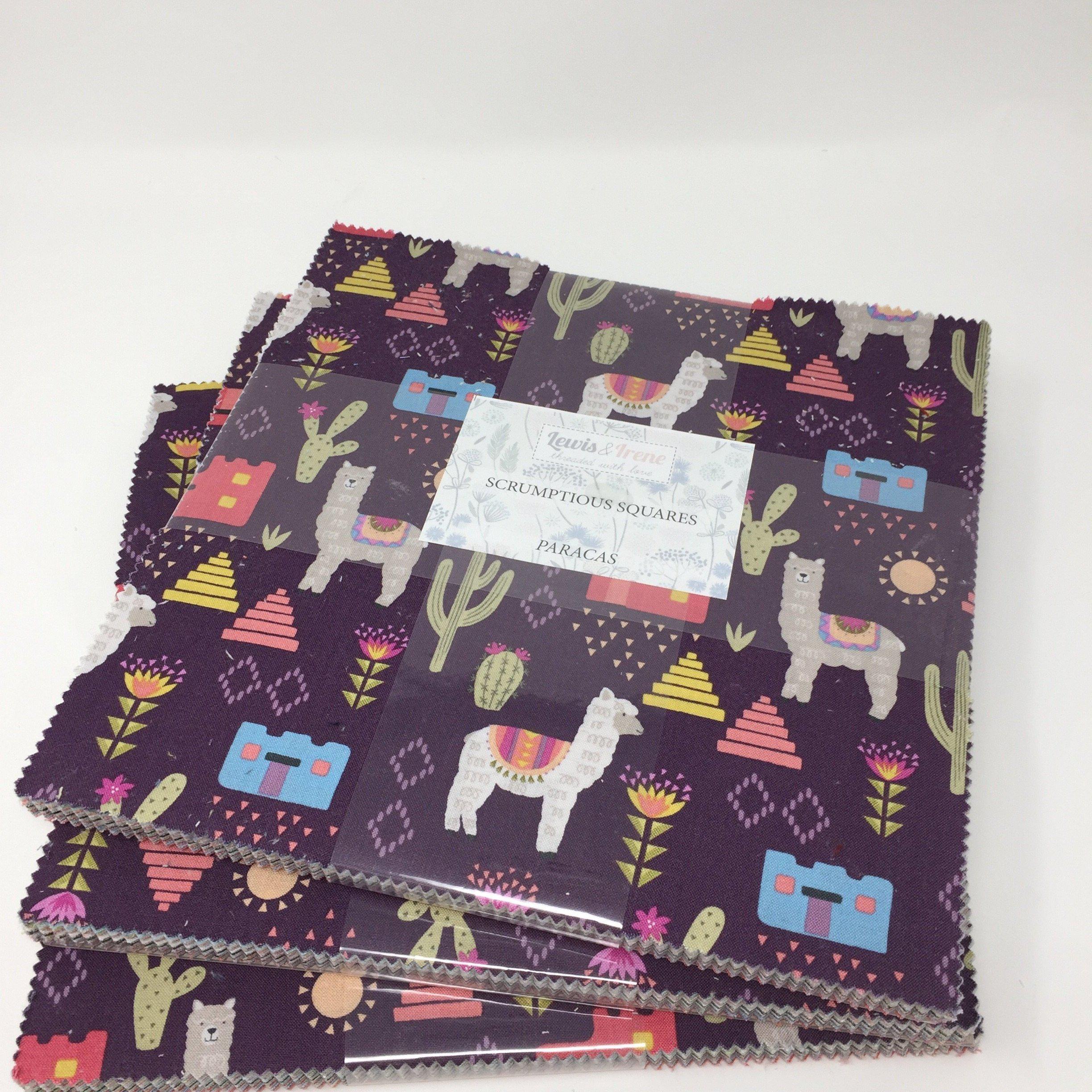 Lewis & Irene Scrumptious Squares Paracas Layer cake PCSSQ-Fabric-Lewis & Irene-Fabric Mouse