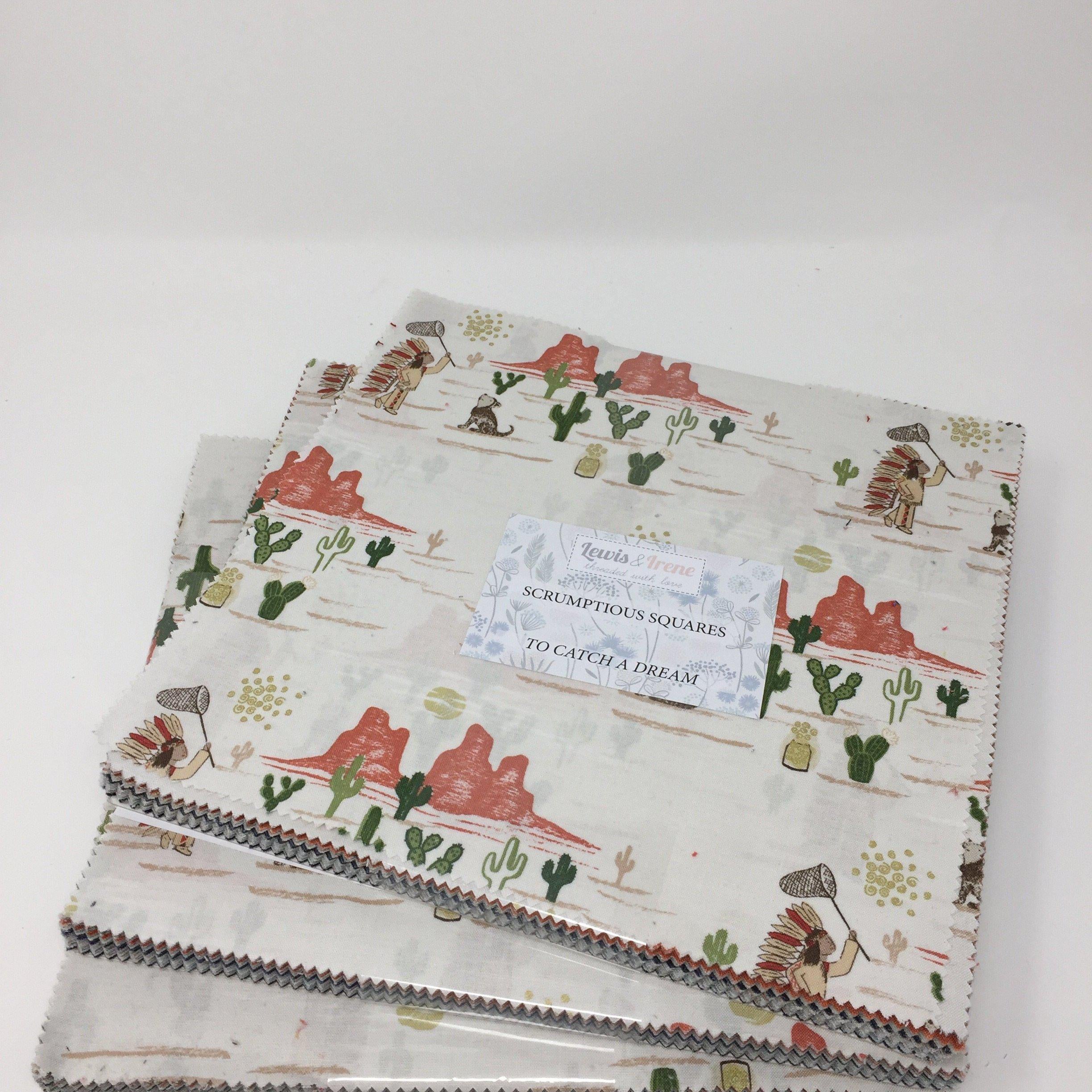 Lewis & Irene Scrumptious Squares To Catch A Dream Layer cake SSCD-Fabric-Lewis & Irene-Fabric Mouse