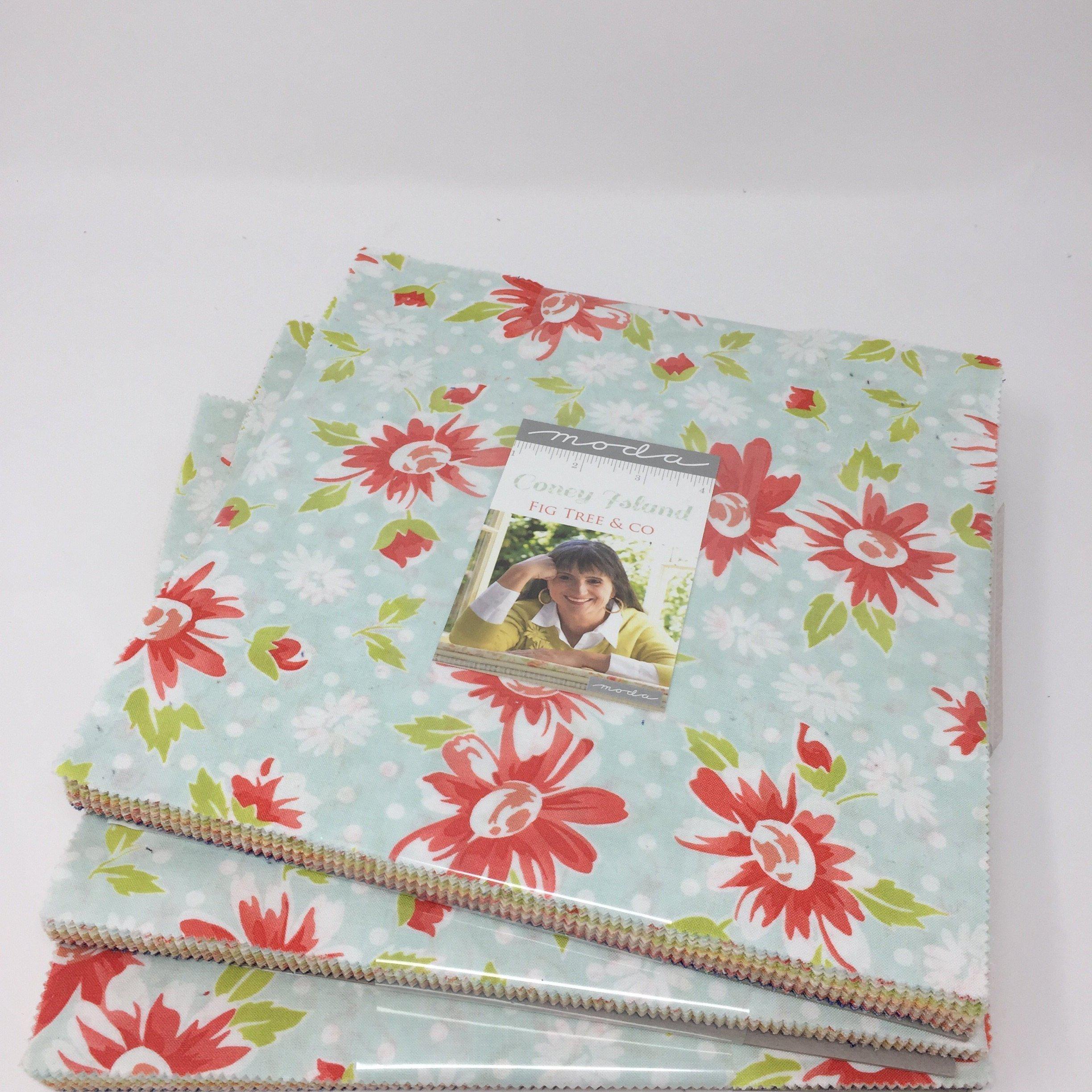 Moda Coney Island Layer cake by Fig Tree & Co 20280LC-Fabric-Moda-Fabric Mouse