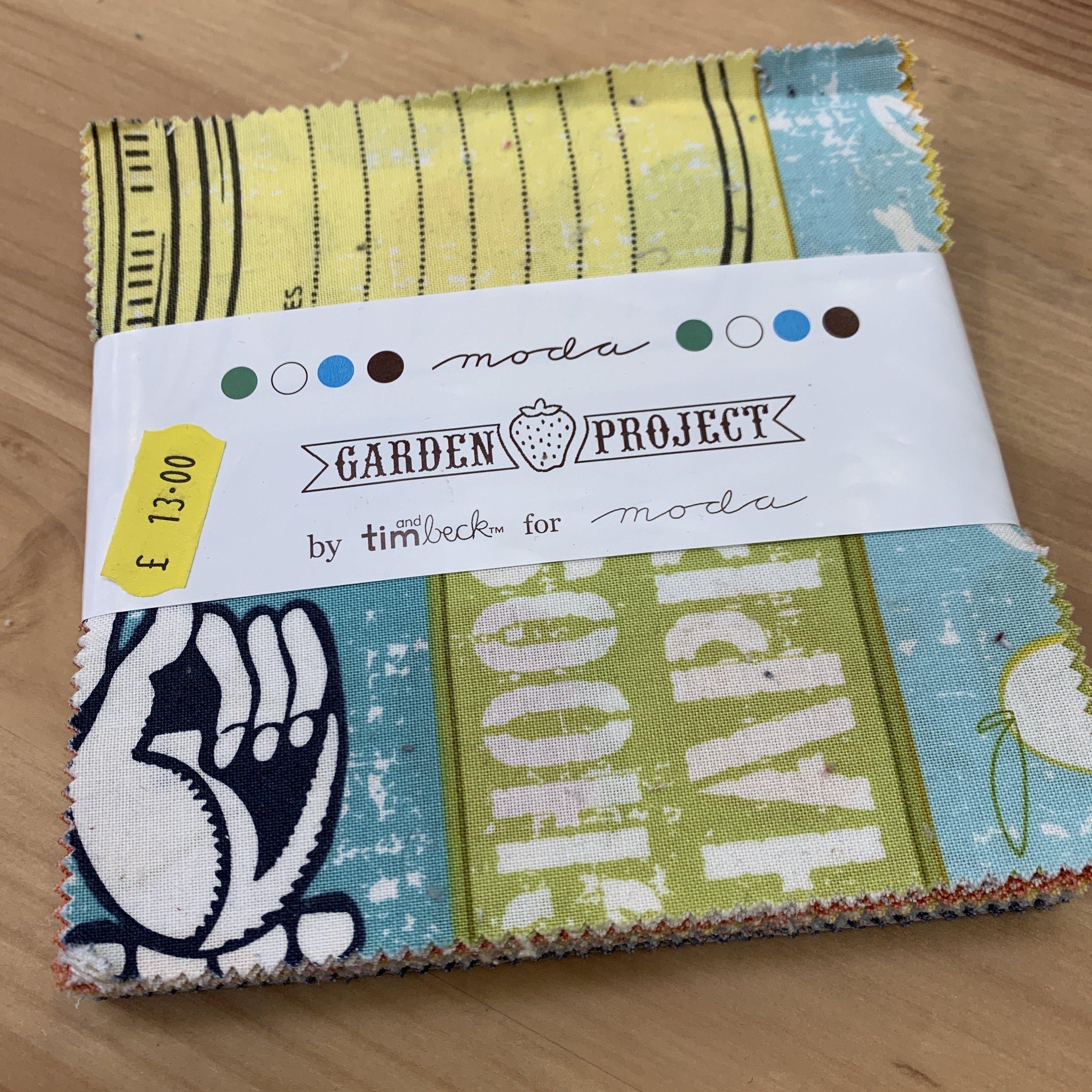 Moda Garden Project Charm Pack by Tim and Beck-Charm Pack-Moda-Fabric Mouse