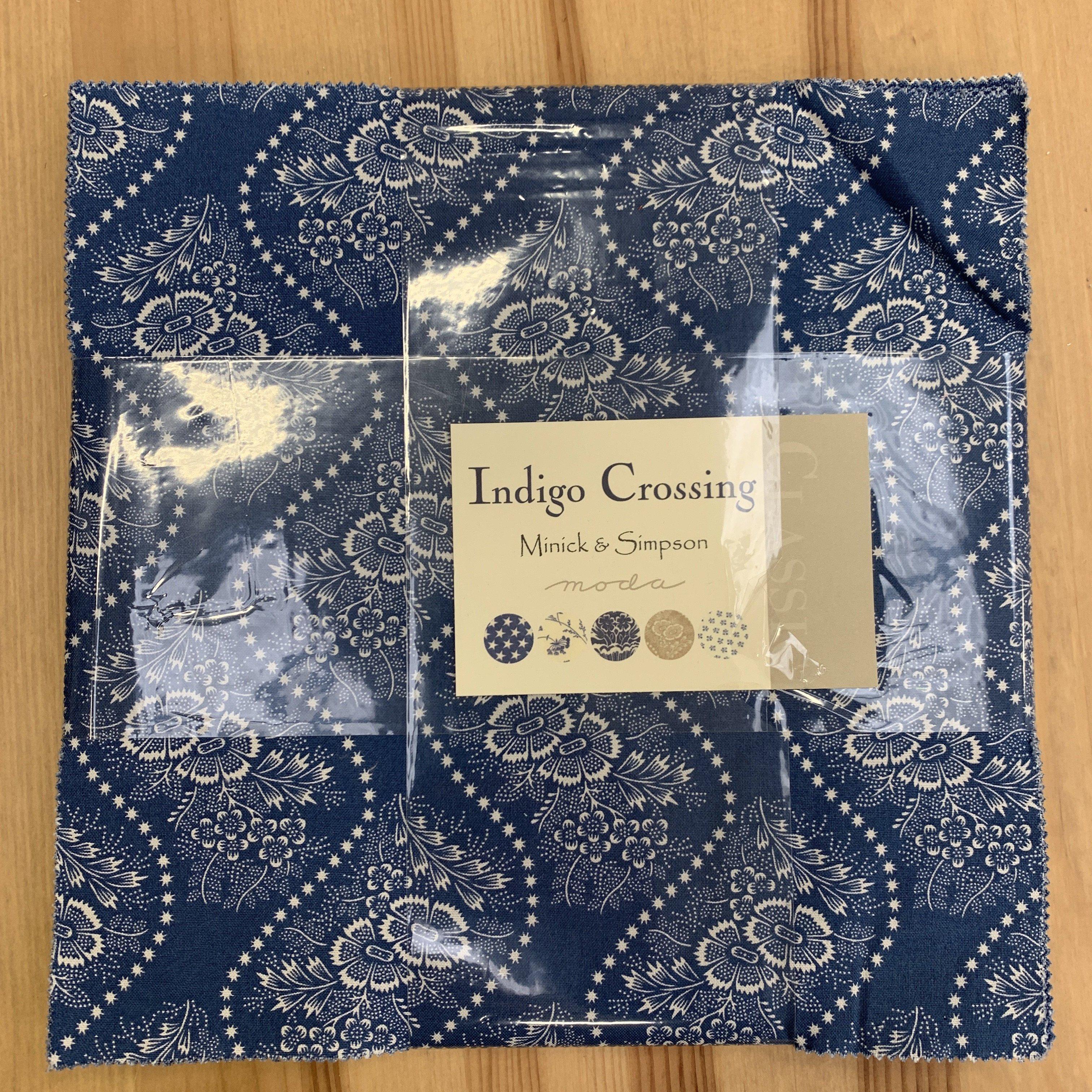 Moda Indigo Crossing layer cake-Layer Cake-Moda-Fabric Mouse