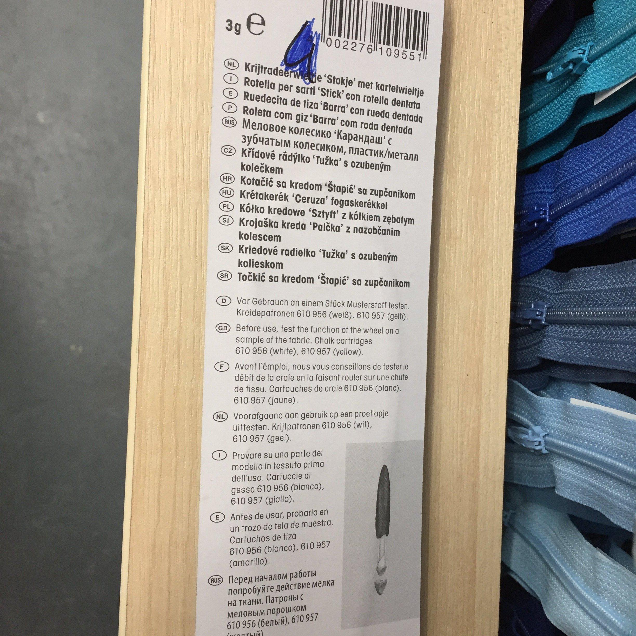 Prym Chalk Wheel Stick- 610955-Fabric Mouse-Fabric Mouse