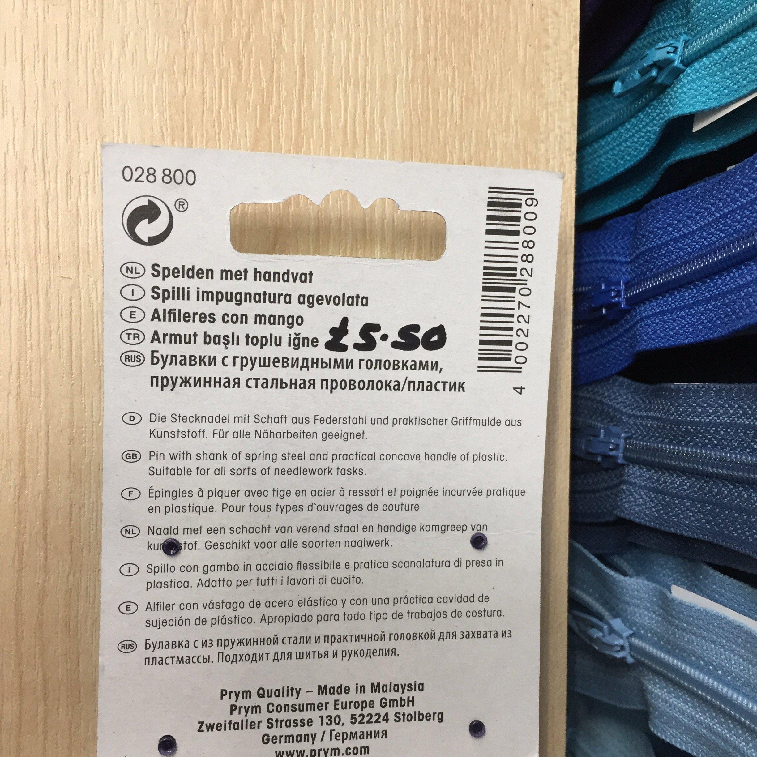 Prym Easy grasp pins- 028800-Fabric Mouse-Fabric Mouse