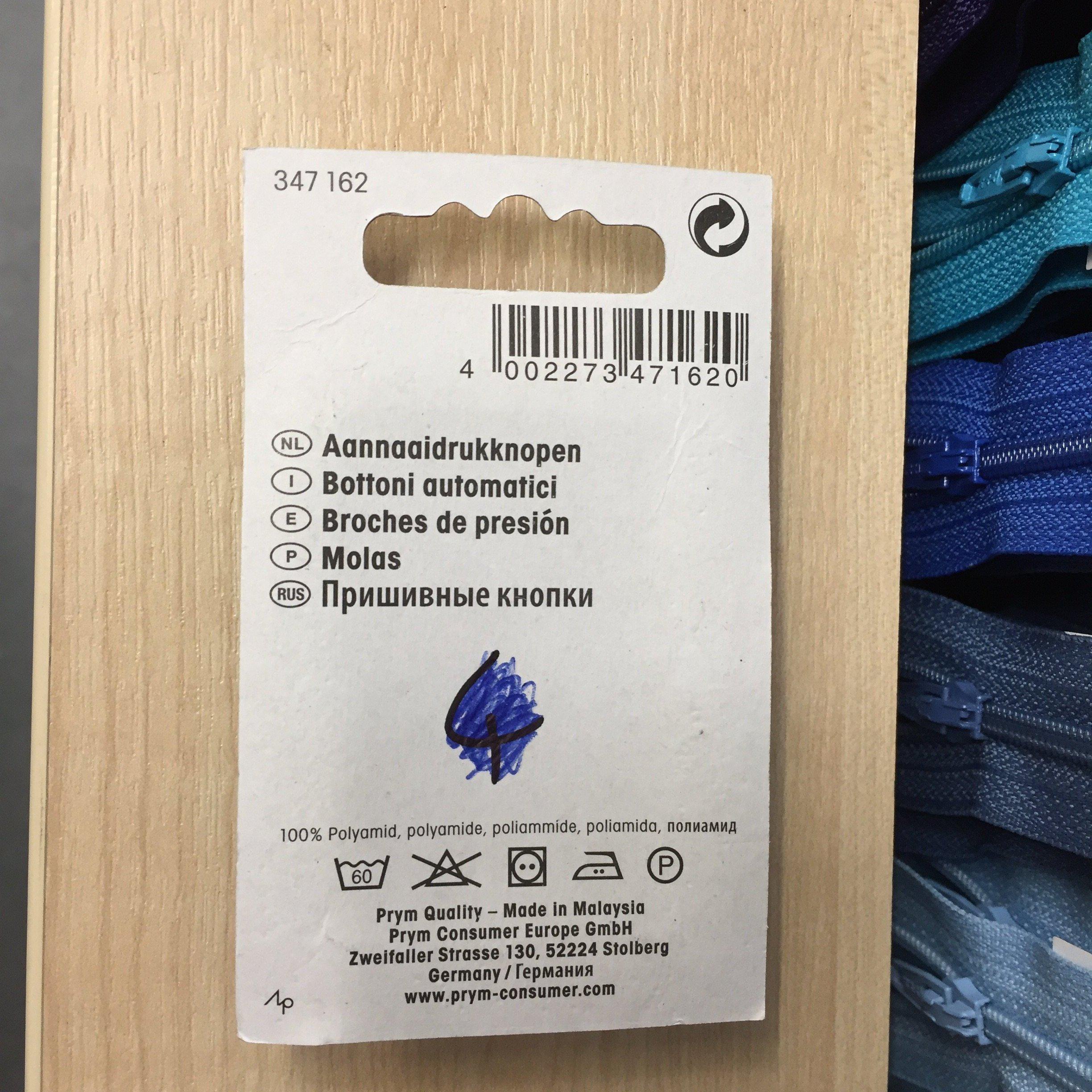 Prym snap fasteners black 13mm- 347162-Fabric Mouse-Fabric Mouse