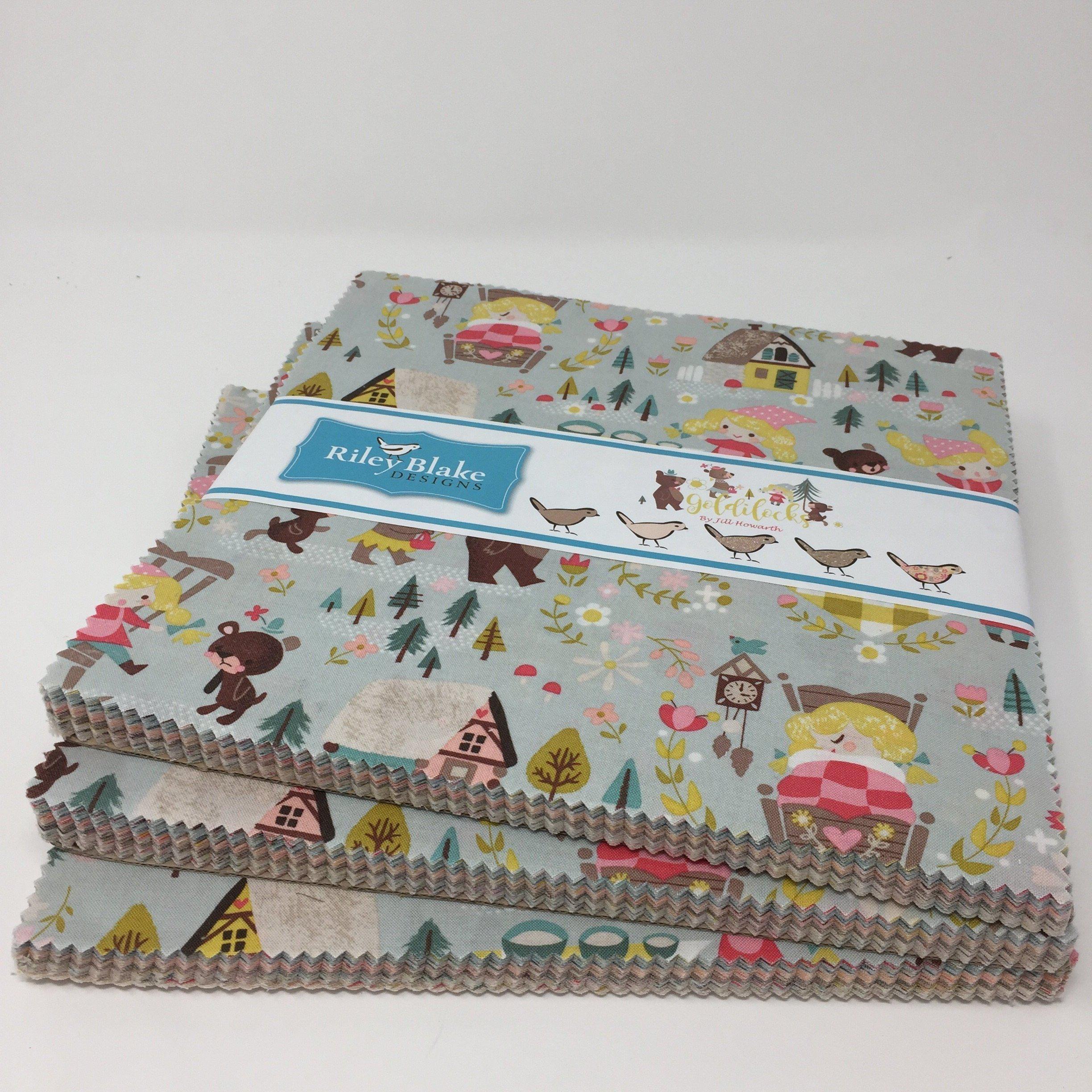 Riley Blake Goldilocks Layer cake by Jill Howarth 10-5710-42-Fabric-Riley Blake-Fabric Mouse