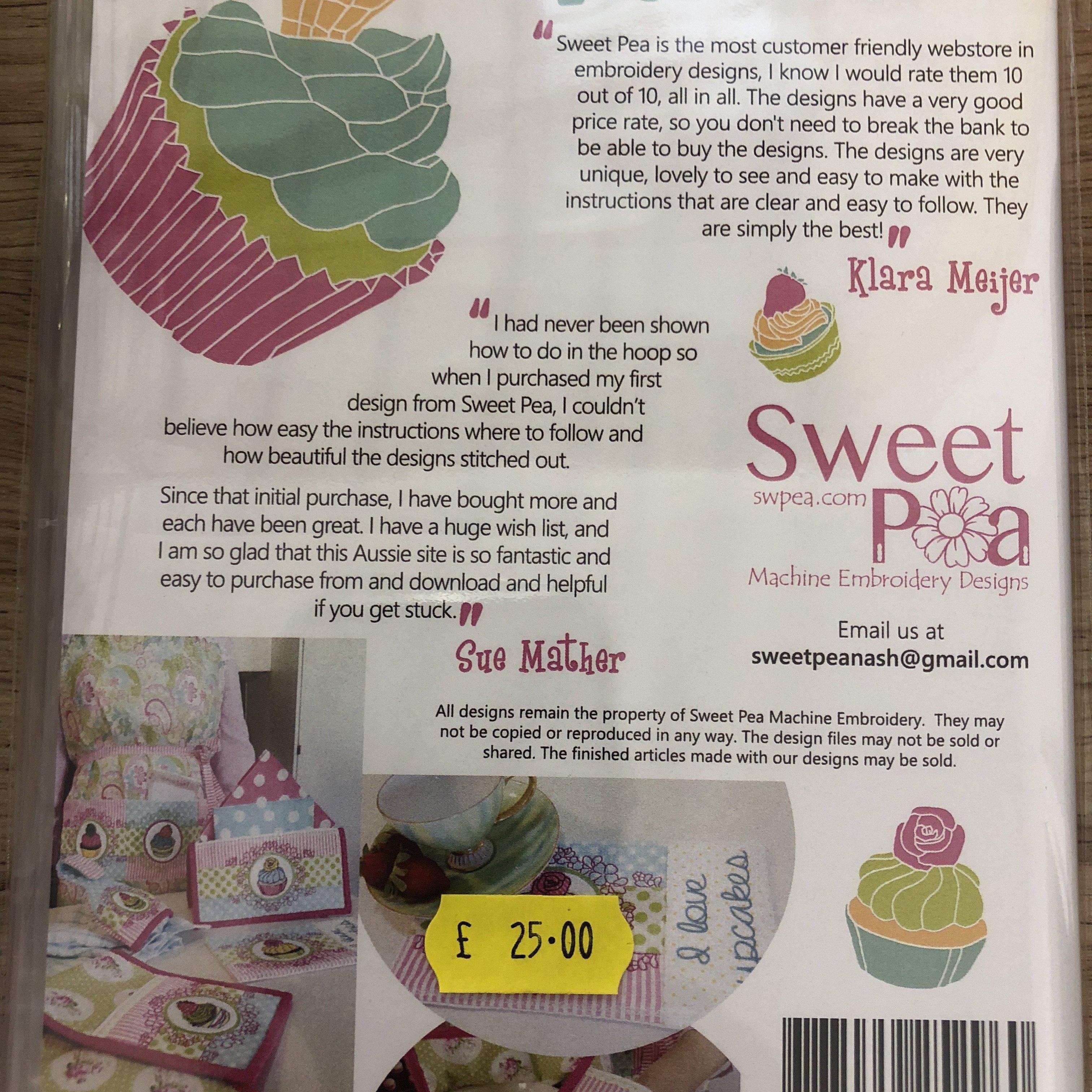 Sweet Pea Cutest Cupcake Collection CD-Sweet Pea-Fabric Mouse