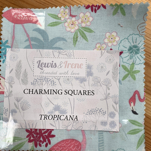 Tropicana charm pack for quilting-Charm Pack-Lewis & Irene-Fabric Mouse