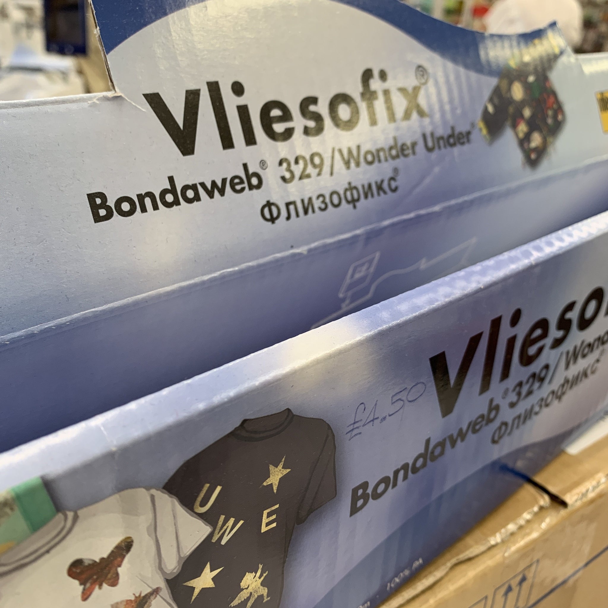 Vilene bondaweb 329 for Appleque - Vlisofix - Wonder Under-Stabilizer-Vlieseline-Fabric Mouse